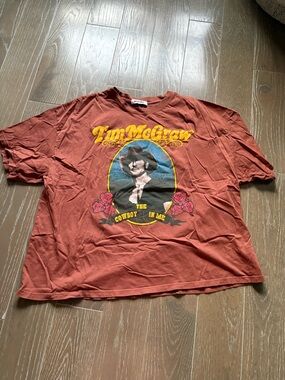Tim McGraw one size oversized tee by Daydreamer